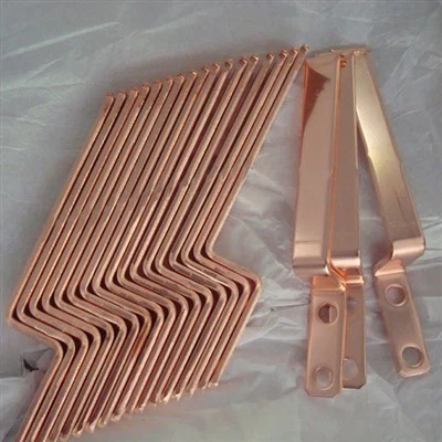 Koperen bladstempelen